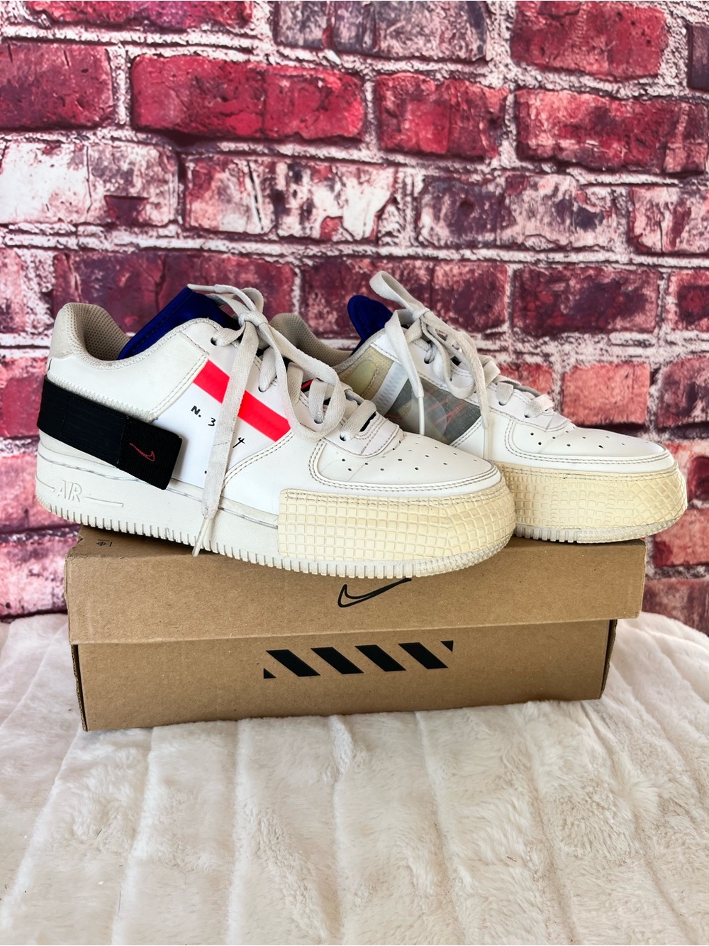 Nike Air Force 1 Type GS N.354 Summit White w/ Box Size Women 6.5 / 5Y